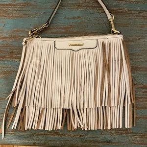 Rebecca Mincoff Fringe Crossbody